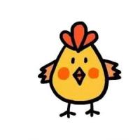 幼儿简笔画 小鸡
