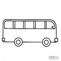幼儿简单公共汽车简笔画