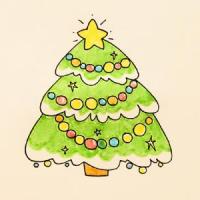 简单可爱的圣诞树