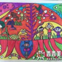 优秀中学生获奖科幻画《海的秘密》欣赏