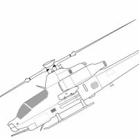 贝尔ah - 1 z毒蛇直升机