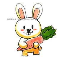 爱胡萝卜的小兔子