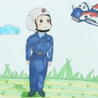 空军叔叔简笔画,空军的简笔画怎么画