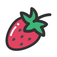 草莓简笔画大全（彩色版）