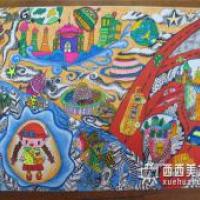 优秀小学生科幻画《展望未来》赏析