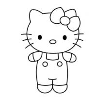 Hello Kitty简笔画