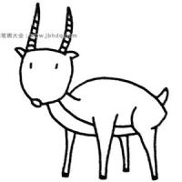 学画羚羊