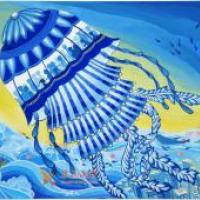 获奖科幻画赏析《水母艇》