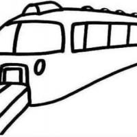 高铁简笔画——火车简笔画图片