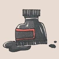 简笔画之墨水瓶