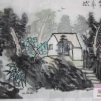 国画山水图片少年宫