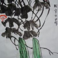 国画丝瓜