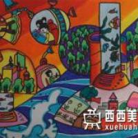 优秀儿童获奖科幻画《海洋城市》赏析