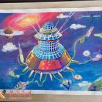 儿童科技绘画作品《2018科技作品》