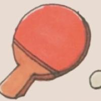 乒乓球拍简笔画图片教程