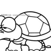 生气的乌龟简笔画