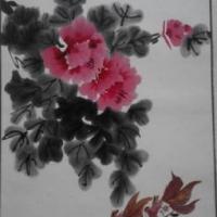 牡丹花下鱼儿游