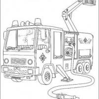 如何画消防车