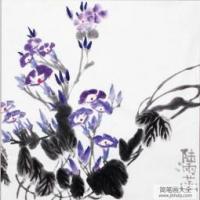 紫色的喇叭花