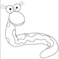 动物简笔画大全 卡通蛇的画法