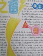 禁毒之窗 远离毒品安全小报