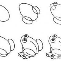 可爱小青蛙的画法步骤