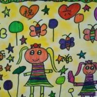 我们一起来庆祝六一儿童节幼儿画作品分享