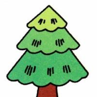 松树的画法