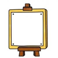 一起学画画板简笔画