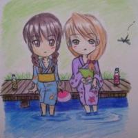 国外夏天绘画作品之清凉的夏日