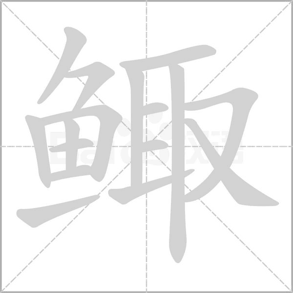 汉字鲰的拼音怎么读解释及意思