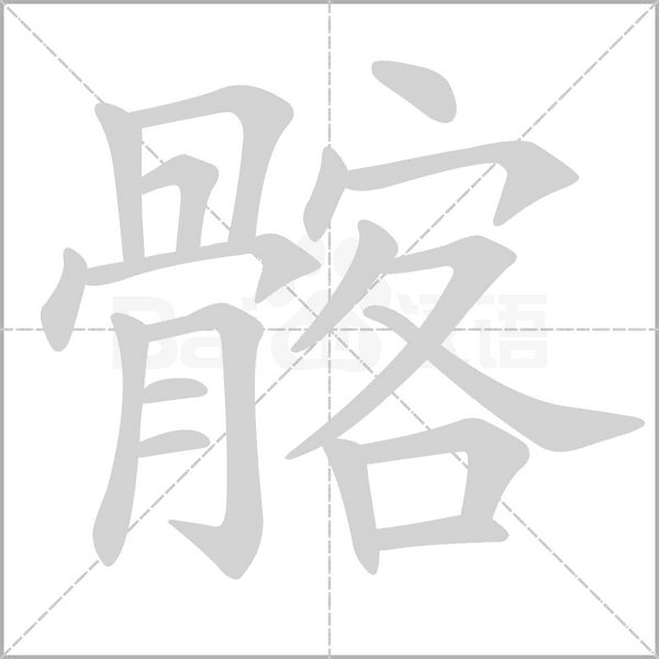 汉字髂的拼音怎么读解释及意思