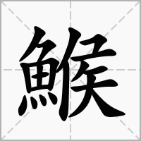 汉字鯸的拼音怎么读解释及意思
